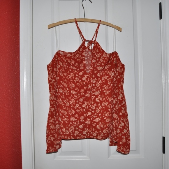 "SALE"NEW Y-Neck Cold Shoulder Peasant Top NWOT A9 - Picture 6 of 8